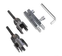 Kit de herramientas de roscado de tuberías para tubería de PVC PPR, cortador de rosca externo interno con extractor de alambre roto, juego de troqueles hexagonales de acero para reparación de