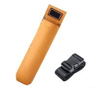 Kit de herramientas de soporte para varilla de soldadura, estuche de herramientas de soldadura de cuero vacuno, resistente al calor, a prueba de salpicaduras, con bucles, para talleres o al aire libre