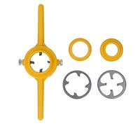Kit de herramientas de tapping de rosca NPT - Tap de acero de aleación de 6 piezas y troqueles para tuberías de PVC/metal/proyectos de bricolaje | 1/2in 3 / 4in 1in tamaños |