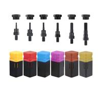 Kit de herramientas de tuerca de remache manual con 6 herramientas de remachado y piezas de nariz, herramienta adaptador de taladro, remachadora roscada manual, roscas de metal para matrícula de coche