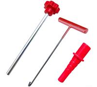 Kit de herramientas de vástago de válvula para reparación de neumáticos sin cámara con funciones de instalación y ajuste de extracción de núcleo