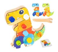 Kit De Herramientas Educativas - Tablero Sensorial, Toddler Toy | Juego De Tornillo De Madera Reclama El Puzzle De Construcción Para El Desarrollo De La Coordinación De Enfoque De AC