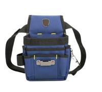 Kit de herramientas especiales para electricista con cubierta gruesa para colgar en la cintura, bolsa de mantenimiento con cremallera (*1, B)