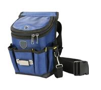 Kit de herramientas especiales para electricista de carpintería con cubierta, bolsa gruesa para colgar en la cintura, multibolsillo, mantenimiento, cremallera (*2, C)