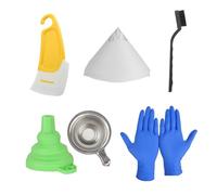 Kit de herramientas for accesorios de impresora 3D de curado por luz, embudo de resina, taza de filtro, metal, SLA, LCD, DLP, curado UV, pala de silicona for limpieza con fotones