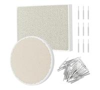 Kit de herramientas for hacer joyas: placa de cerámica soldada con forma de panal y agujas de acero inoxidable for soldar y hacer manualidades.