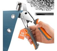 Kit De Herramientas For Ojales Alta Resistencia, Con 500 Piezas 3/8 Pulgada, Perforadora Y, For Reparación E Instalación Anillos Lona