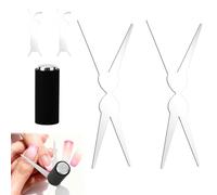 Kit de Herramientas Magnéticas Uñas Ojo de Gato, Lápiz Magnético con Tijeras y Figuras Conejo para Esmalte en Gel Efecto Ojo Gato Hogar Salón Belleza Diseño Uñas