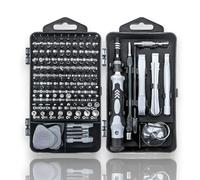 Kit de Herramientas Multifunción con Destornilladores 115 en 1, Práctico estuche con Accesorios para Reparaciones