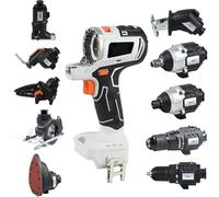 Kit de herramientas multifuncionales for carpintería,kit combinado de herramientas eléctricas 10 en 1,kit combinado de herramientas eléctricas sin escobillas for proyectos de bricolaje