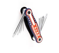 Kit de herramientas multiherramienta destornillador plegable para bicicleta de montaña, llave de reparación para emergencias, herramienta de mantenimiento de bicicletas