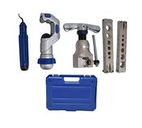 Kit de Herramientas para Abocardar, Flaring Tool con Cortatubos, Rango 6mm - 19mm, Acero Endurecido - Maletín Resistente, Acabado Pulido, Uso en Cobre y Aluminio