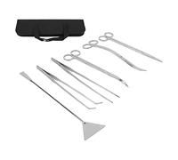 Kit de Herramientas para Acuario Aquascape Kit de Herramientas para Acuario Accesorios para Pecera de Acero Inoxidable Pinzas de Tijera EspáTula Juego de Herramientas para Terrario con Bolsa de