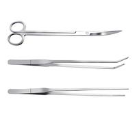 Kit de Herramientas para Acuario de 3 Piezas Tokaneit, Accesorios de Acero Inoxidable de Calidad para Acuascaping, Limpieza y Mantenimiento de Acuarios de Peces