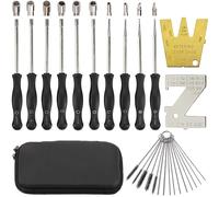 Kit de herramientas para ajustar el carburador de motores de 2 tiempos, ajuste de la recortadora, desbrozadora y motosierra.