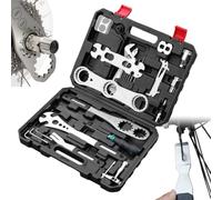 Kit de herramientas para bicicleta de montaña con de almacenamiento y | Kit de reparación de bicicleta de carretera para cadena, freno, neumático, bicicleta de montaña, carretera, ciclismo, taller