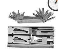 Kit de herramientas para bicicleta, juego de llaves multifunción - Kit de reparación de bicicleta de montaña, para montar en senderos, viajes, carretera, hogar, garaje, ciclismo, bicicleta de montaña