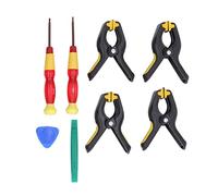 Kit de Herramientas para desmontaje de teléfonos, Juego de reparación de móviles ABS con 4 Soportes y 4 Herramientas para teléfonos Inteligentes y tabletas