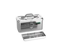 Kit de herramientas para el hogar multiusos Caja de herramientas acero inoxidable almacenamiento grado industrial mantenimiento automóviles Kit de herramientas de reparación del hogar