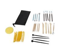 Kit de herramientas para esculpir arcilla, herramientas de alfarería ligeras para adultos y niños, modelado artesanal [ideal para principiantes]