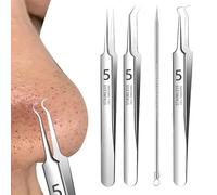 Kit de herramientas para extraer espinillas, herramienta extractora de espinillas,Kit de herramientas para quitar espinillas - Herramienta profesional de eliminación de puntos blancos con caja de alma