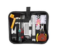 Kit De Herramientas Para Guitarra: Bolsa De Almacenamiento Con Púas, Destor | Material Metálico ABS, Herramientas De Mantenimiento De Trastes, Juego De Accesorios De Guitarra Acústica Para Principiantes