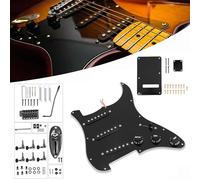 Kit de herramientas para guitarra eléctrica, 1 juego de kits de guitarra eléctrica, piezas de reparación de guitarra eléctrica, sistema de puente de cubierta trasera de golpeador para guitarras estilo