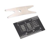 Kit de Herramientas para Guitarra Luthier, Regla de Accin de Cuerda, Llave Calibradora, Marcas Imperiales Mtricas, Material Metlico, Guitarra Elctrica, bajo, Acstica