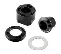 Kit de herramientas para mantenimiento de bielas SRAM, incluye tapa de manivela y accesorios de extracción para servicio de pedalier (E-Negro)