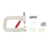Kit de Herramientas para Manualidades, Máquina Manual de Cuentas y Remaches, Conjunto de Reparación para Ropa, Perlas, Joyería y Encaje
