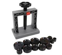 Kit de herramientas para quitar la cubierta trasera del reloj con 12 moldes surtidos, juego de herramientas de apertura de caja de reloj para varias marcas y tamaños, abridor de cajas y prensatelas