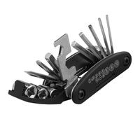 Kit de herramientas para reparación de bicicletas - Llave multifunción 16 en 1 de mantenimiento, kit E-Bike herramientas - Mecánicos para coche, vehículo, casa, ciclismo, montaña, carretera, taller