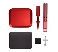 Kit de herramientas para reparación de RC, juego de escariadores para carrocería y llave en cruz para coches RC con bandeja magnética para tornillos, para actualización y (Roja)