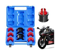 Kit de Herramientas para Retenes de Horquilla - Juego de Extracción para Horquillas de Moto - Instalador Ergonómico Para Retenes De Del Amortiguador | Para Moto Taller Garaje Hogar Exteriores