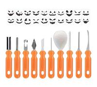 Kit De Herramientas Para Tallar Calabazas 30 Piezas Raspador Con Mango