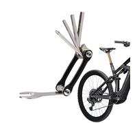 Kit de herramientas portátil, kit compacto multifunción para ciclismo, ligero mantenimiento de vehículos con cadena de freno para llaves diarias, conmutación de Riding Trail Road