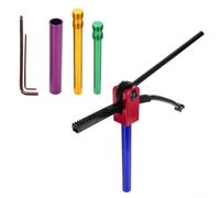 Kit de herramientas portátil para cambio de neumáticos de bicicleta para ruedas de 16 a 21 pulgadas, ejes de 10 a 25 mm, marco de montaje de acero plegable para motocross para enduro Trail