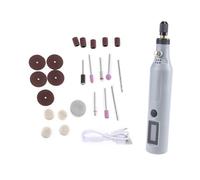 Kit de herramientas portátil para grabador digital de mano, 25 piezas | Pantalla digital con control de velocidad digital para artesanos, aficionados, reparación de artesanía intrincada