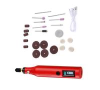 Kit de herramientas portátil para grabador digital de mano, 25 piezas | Pantalla digital con control de velocidad digital para artesanos, aficionados, reparación de artesanía intrincada