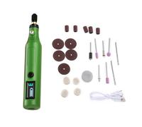 Kit de herramientas rotativas con grabador digital portátil de 25 piezas, rectificadora eléctrica para tallado detallado de carpintería, fabricación de modelos, herramienta eléctrica en miniatura