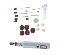 Kit de herramientas rotativas con grabador digital portátil de 25 piezas, rectificadora eléctrica para tallado detallado de carpintería, fabricación de modelos, herramienta eléctrica en miniatura