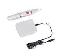 Kit de herramientas rotativas eléctricas 18000 RPM grabador portátil, para metal, madera, plástico, tallado, pulido, limpieza, diseño compacto, interruptor de doble color (gris)
