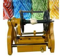 Kit De Hilandero De Hilo Eléctrico, Máquina Bobinadora Eléctrica De 800 Rpm Con Velocidad Ajustable, Interruptor De Avance/retroceso, Fácil De Operar For Tejer Hilo(Gold)