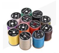 Kit de hilo de nailon 140D para atar moscas, material suave y flexible, múltiples opciones de color, 6 o 12 unidades, carrete estándar compatible con bobinas adecuadas para ninfas (12 piezas)