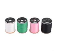 Kit de hilo de nailon para atar moscas, 140D para una pesca eficaz con mosca, 6 o 12 carretes compatibles con bobinas (12 unidades)