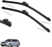 Kit de Hojas de repuesto para Audi A4 B6 8E/8H October 2000-2003 22"+22" | Limpiaparabrisas de Fácil Montaje, Visión Clara y Bajo Nivel de Ruido.