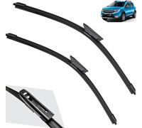 Kit de Hojas de repuesto para Dacia Renault Sandero MK 2 2016-2019 22"+19" | Limpiaparabrisas de Fácil Montaje, Visión Clara y Bajo Nivel de Ruido.