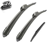 Kit de Hojas de repuesto para Kia Soul MK1 2009-2013 24"20"11" | Limpiaparabrisas de Fácil Montaje, Visión Clara y Bajo Nivel de Ruido.