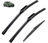 Kit de Hojas de repuesto para Renault Clio 3 III MK3 RS 2005-2014 24"16"14" | Limpiaparabrisas de Fácil Montaje, Visión Clara y Bajo Nivel de Ruido.