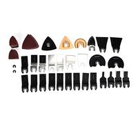 Kit de hojas para herramienta oscilante, hojas de sierra multiherramienta de acero al carbono alto para cortar metal y madera, kit de 22 piezas de accesorios para multiherramienta